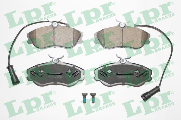Комплект тормозных колодок, дисковый тормоз - 05P326 LPR