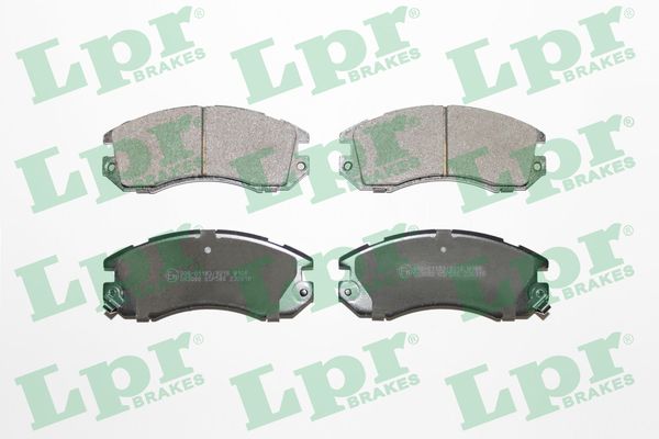 Комплект тормозных колодок, дисковый тормоз - 05P546 LPR
