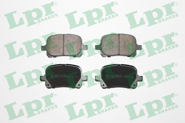 Комплект тормозных колодок, дисковый тормоз - 05P712 LPR