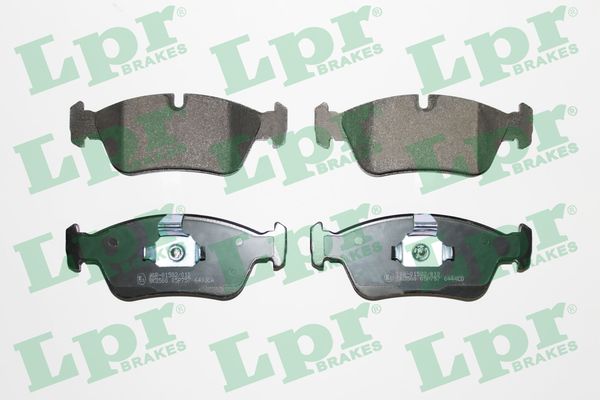 Комплект тормозных колодок, дисковый тормоз - 05P757 LPR