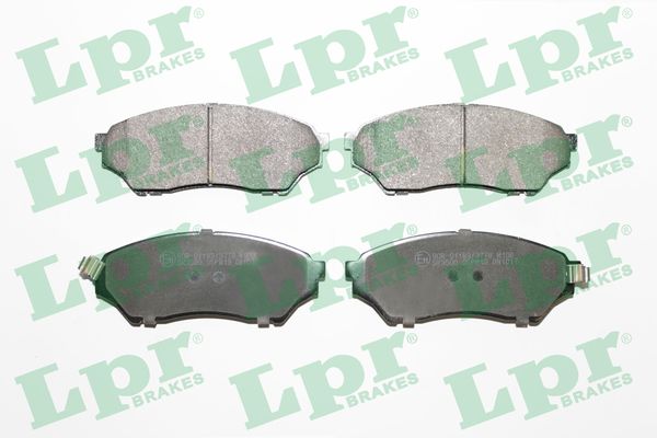 Комплект тормозных колодок, дисковый тормоз - 05P819 LPR