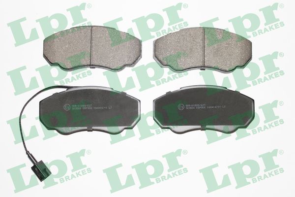 Комплект тормозных колодок, дисковый тормоз - 05P966 LPR