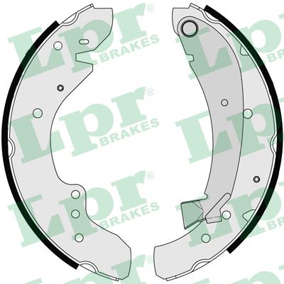 Kit ganasce freno - 07110 LPR