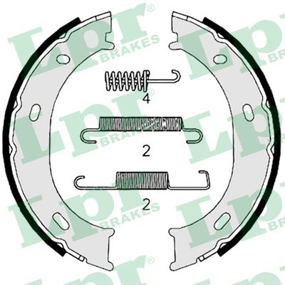 Brake Shoe Set, parking brake - 07959 LPR
