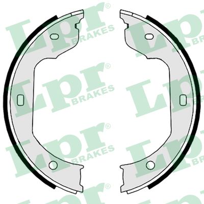 Brake Shoe Set, parking brake - 09110 LPR