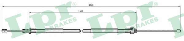 Cable, parking brake - C0104B LPR
