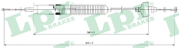 Clutch Cable - C0266C LPR