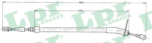 Cavo comando, Freno stazionamento - C0410B LPR