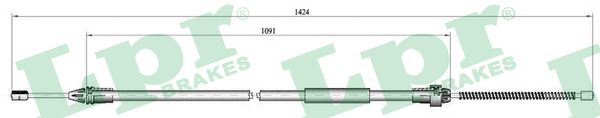 Cavo comando, Freno stazionamento - C0687B LPR