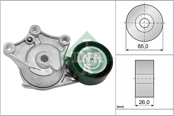Belt Tensioner, V-ribbed belt - 534 0428 10 Schaeffler INA