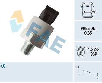 Oil Pressure Switch - 12549 FAE