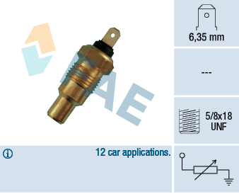 Sensor, coolant temperature - 31110 FAE