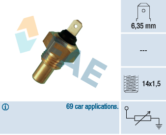 Sensor, coolant temperature - 31460 FAE