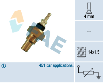 Sensor, coolant temperature - 32220 FAE