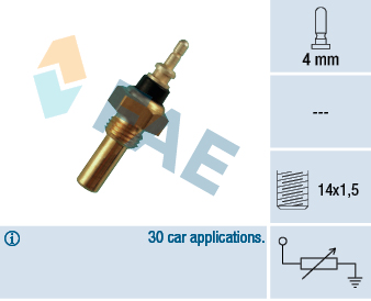 Sensor, coolant temperature - 32330 FAE