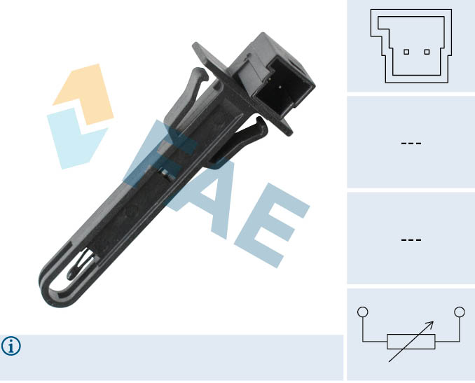 Sender Unit, interior temperature - 33923 FAE
