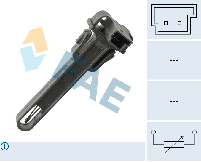Sender Unit, interior temperature - 33926 FAE