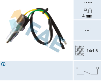Switch, reverse light - 40580 FAE