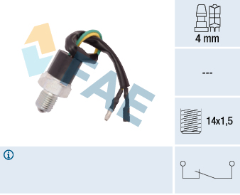 Switch, reverse light - 41260 FAE