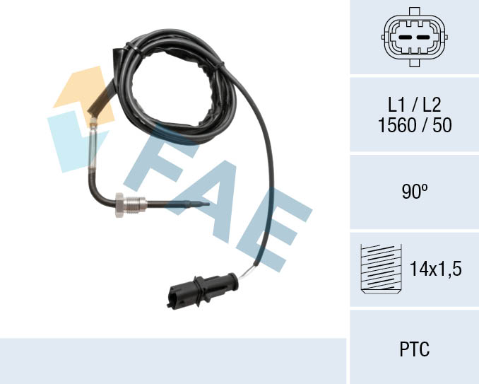 Sensore, Temperatura gas scarico - 68038 FAE