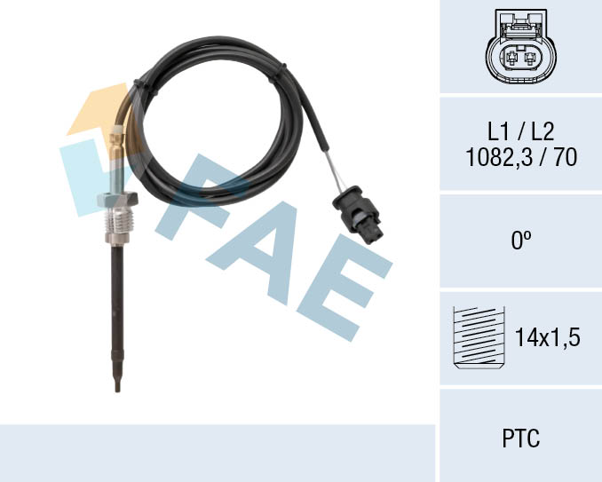 Sensor, exhaust gas temperature - 68046 FAE