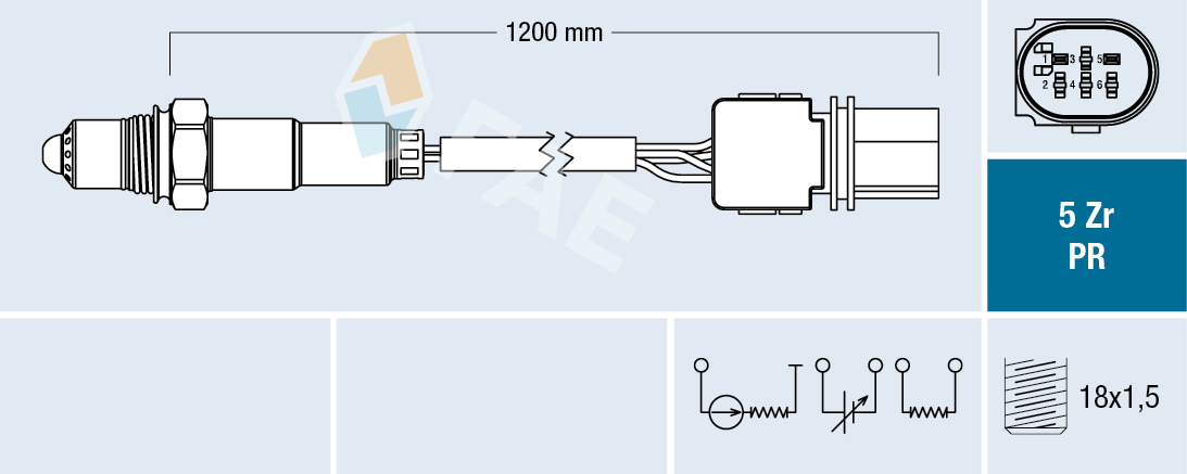 Lambda Sensor - 75050 FAE