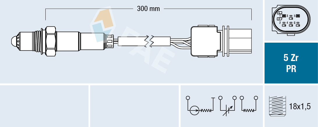 Lambda Sensor - 75059 FAE
