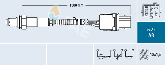 Lambda Sensor - 75094 FAE