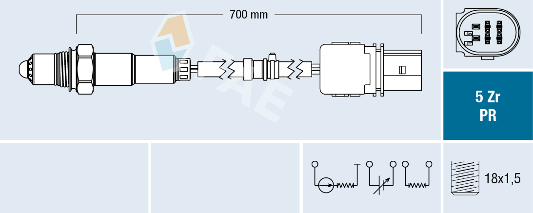 Лямбда-зонд - 75158 FAE