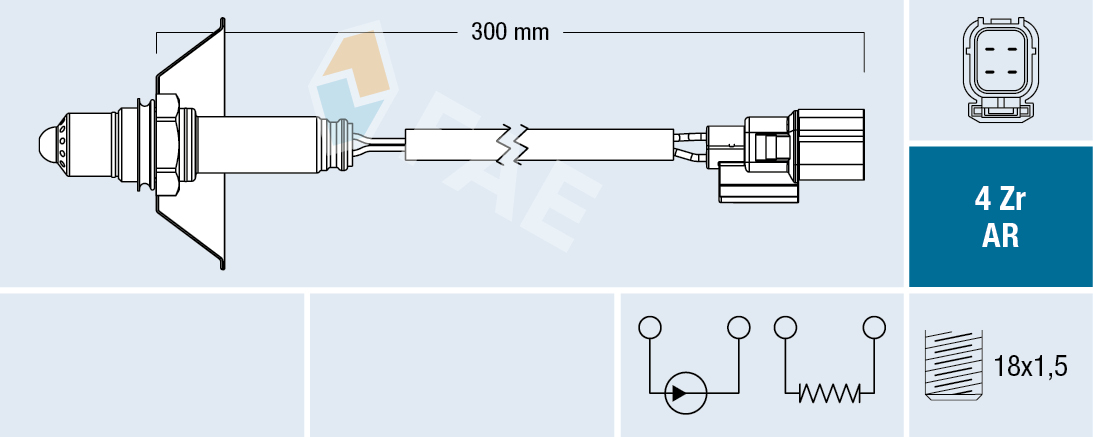 Lambda Sensor - 75608 FAE