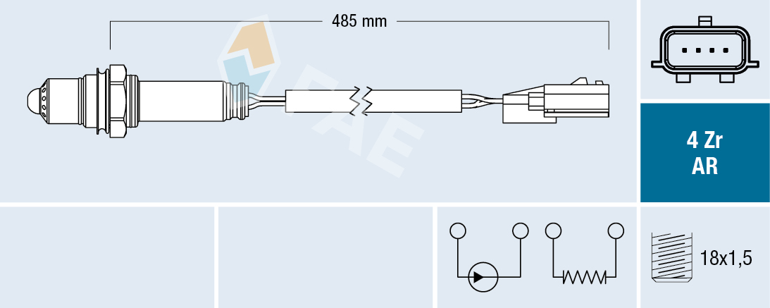 Lambda Sensor - 75634 FAE