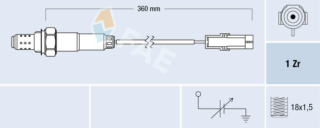 Lambda Sensor - 77101 FAE