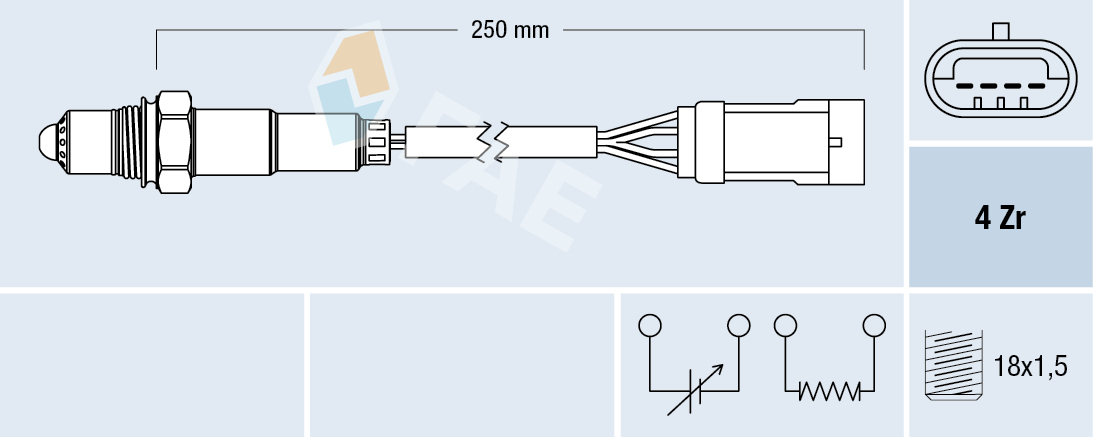 Sonda lambda - 77151 FAE