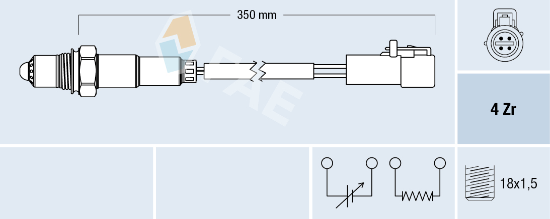 Lambda Sensor - 77170 FAE