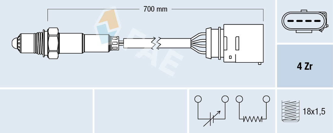lambda jutiklis - 77205 FAE