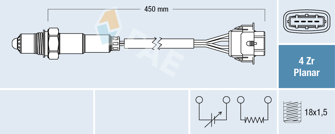 lambda jutiklis - 77209 FAE