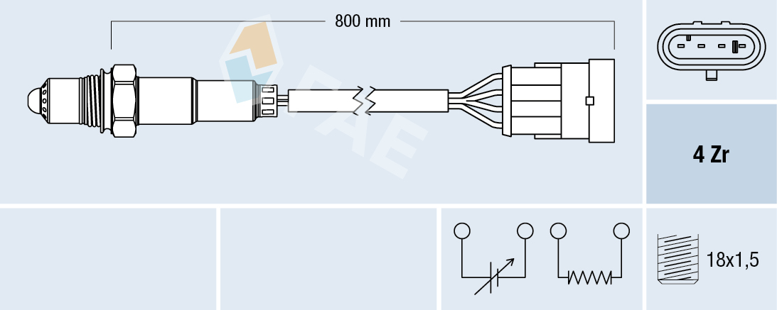 lambda jutiklis - 77220 FAE