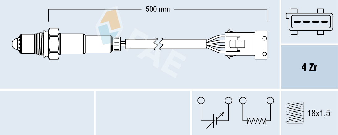 Sonda lambda - 77232 FAE