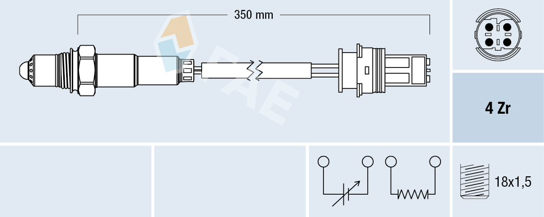Sonda lambda - 77243 FAE