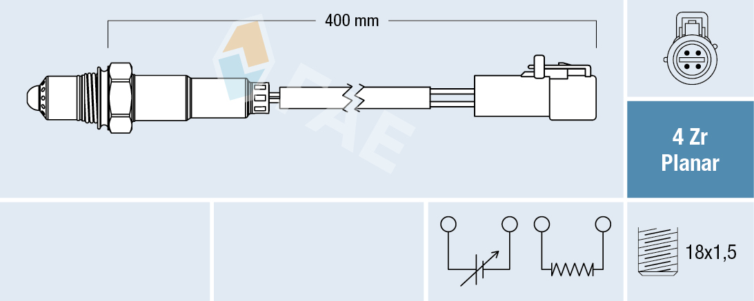 Sonda lambda - 77253 FAE