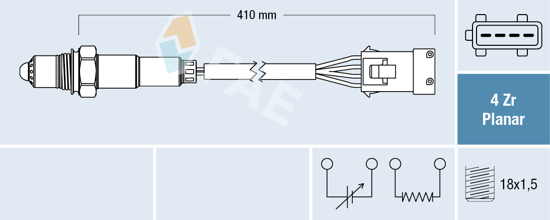 Sonda lambda - 77282 FAE