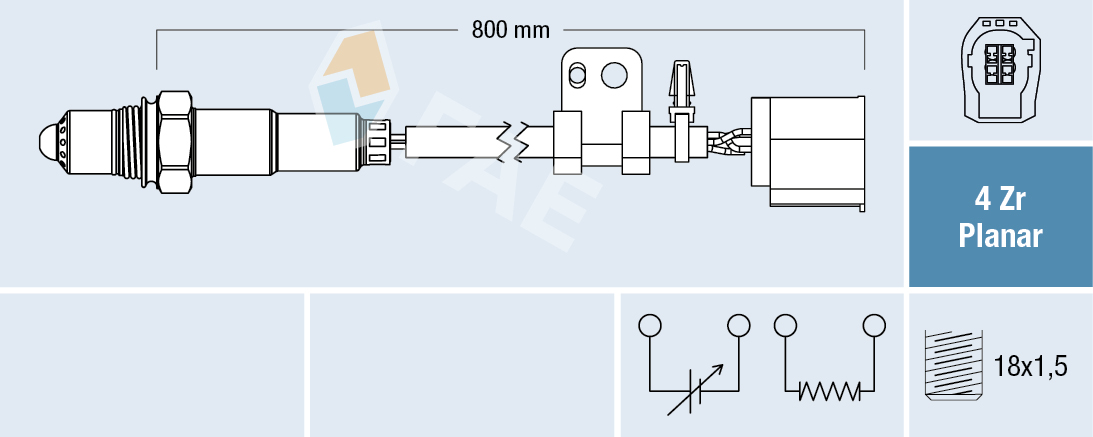 Sonda lambda - 77758 FAE