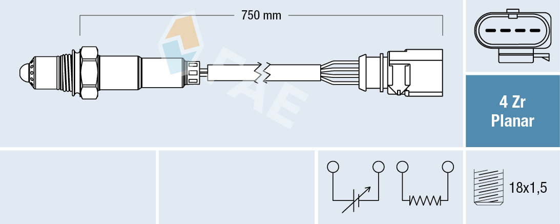 lambda jutiklis - 77901 FAE