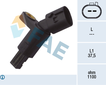 Sensor, wheel speed - 78016 FAE