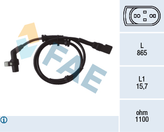 Sensor, wheel speed - 78040 FAE