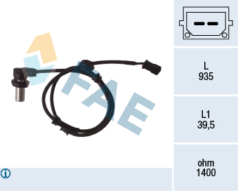 Sensor, wheel speed - 78071 FAE