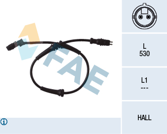 Sensor, wheel speed - 78099 FAE