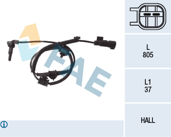 Sensor, wheel speed - 78110 FAE