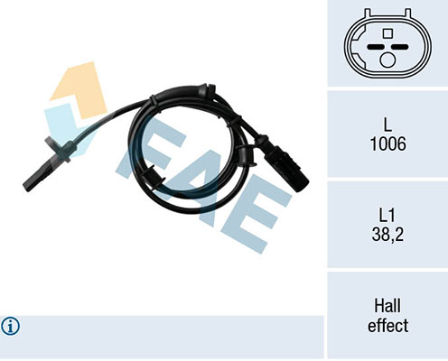 Sensor, wheel speed - 78170 FAE