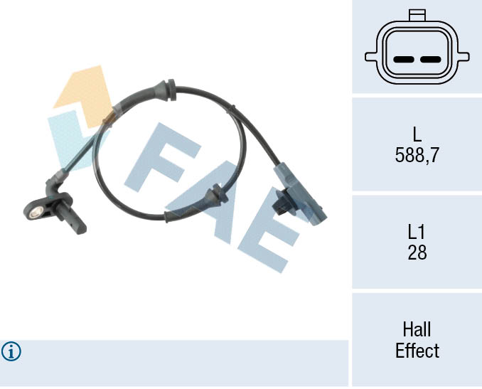Sensor, wheel speed - 78505 FAE